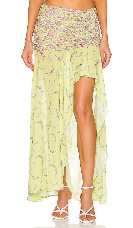 majorelle tatiana skirt in green.