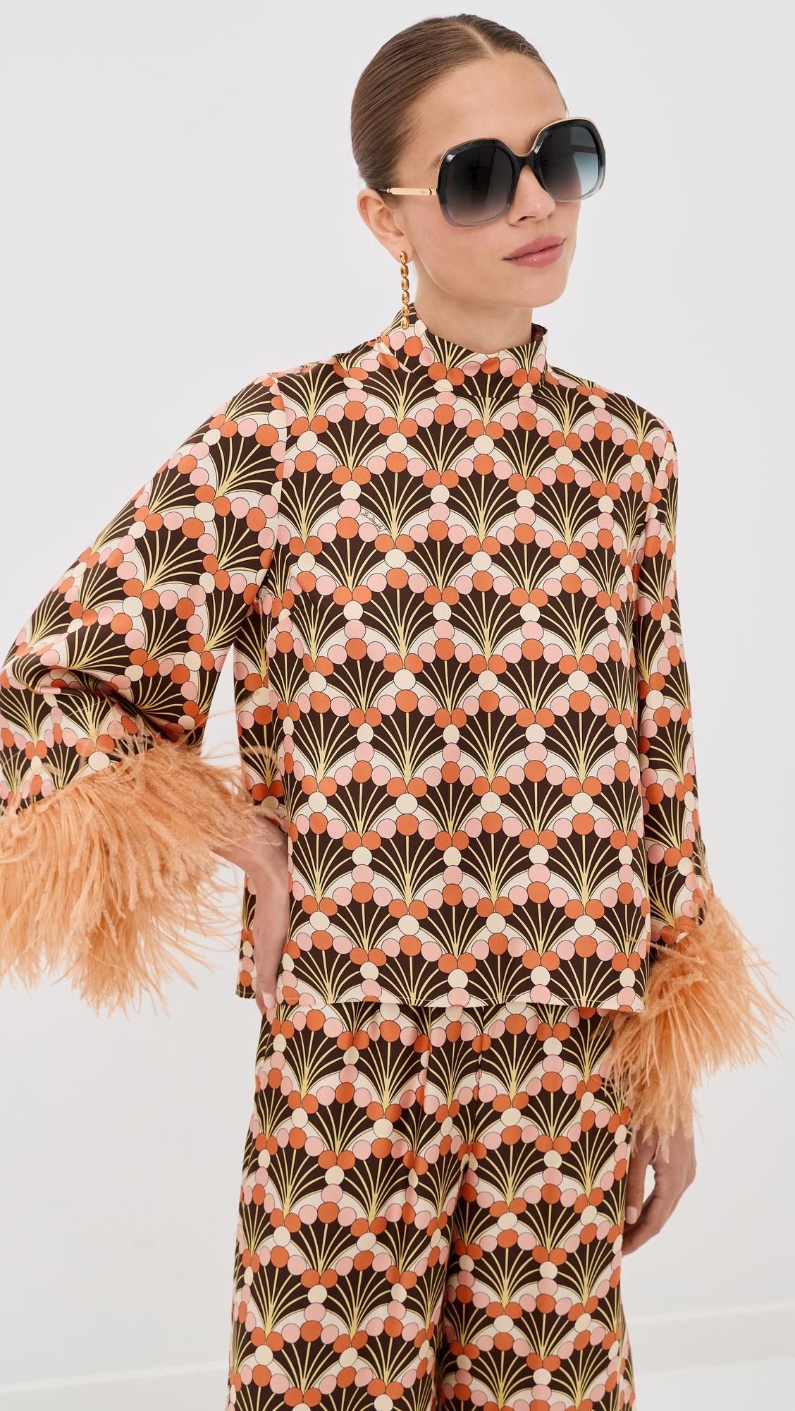 make an exit silk top