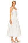 makenna drop waist corset midi dress