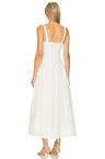makenna drop waist corset midi dress
