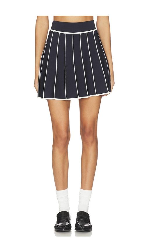 malbon aurora mini skirt in navy.