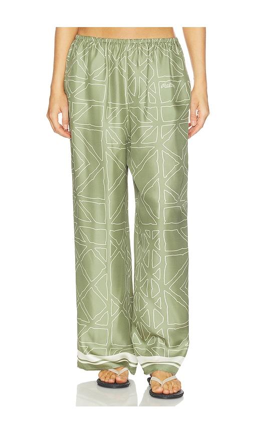 malbon irena pant in sage.