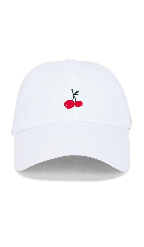 malbon x hvn angelique dad hat in white.
