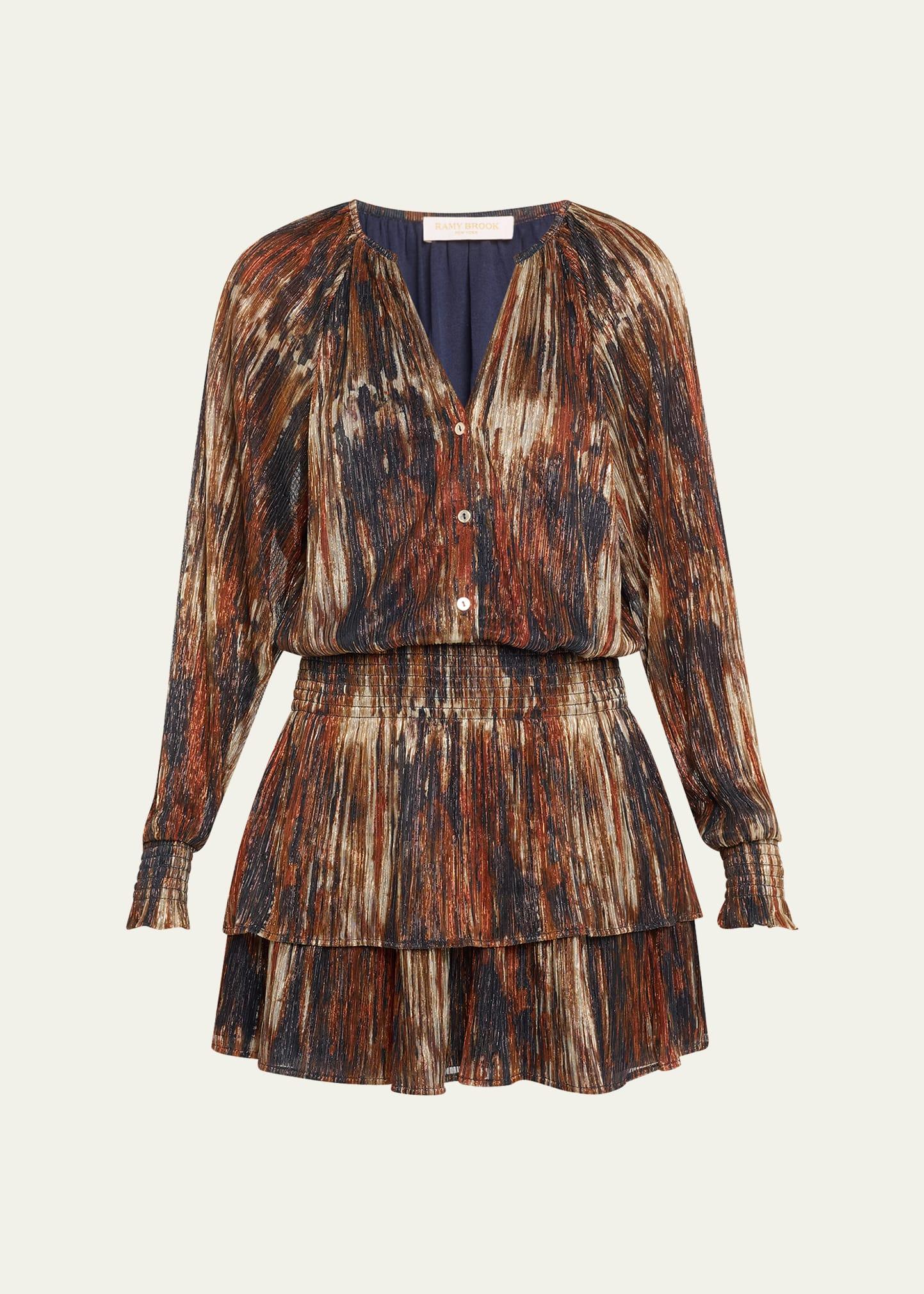 malcolm tiered mini dress