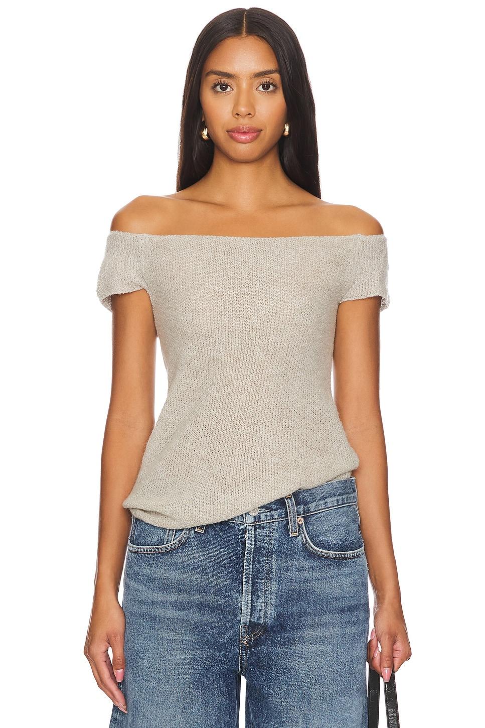 malia open back knit top