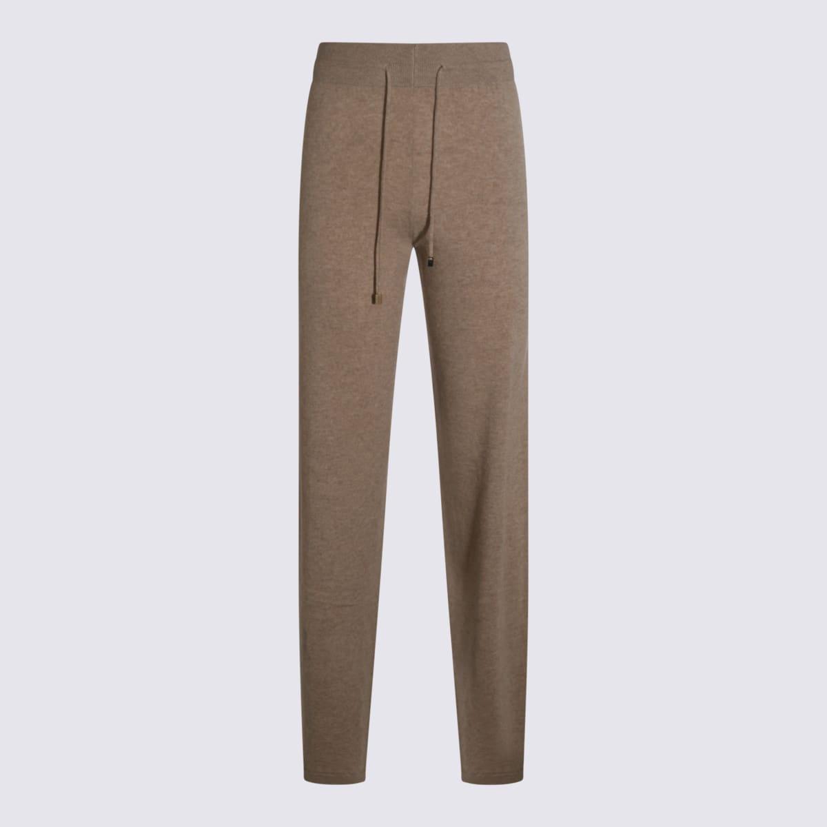 malo beige cashmere pants