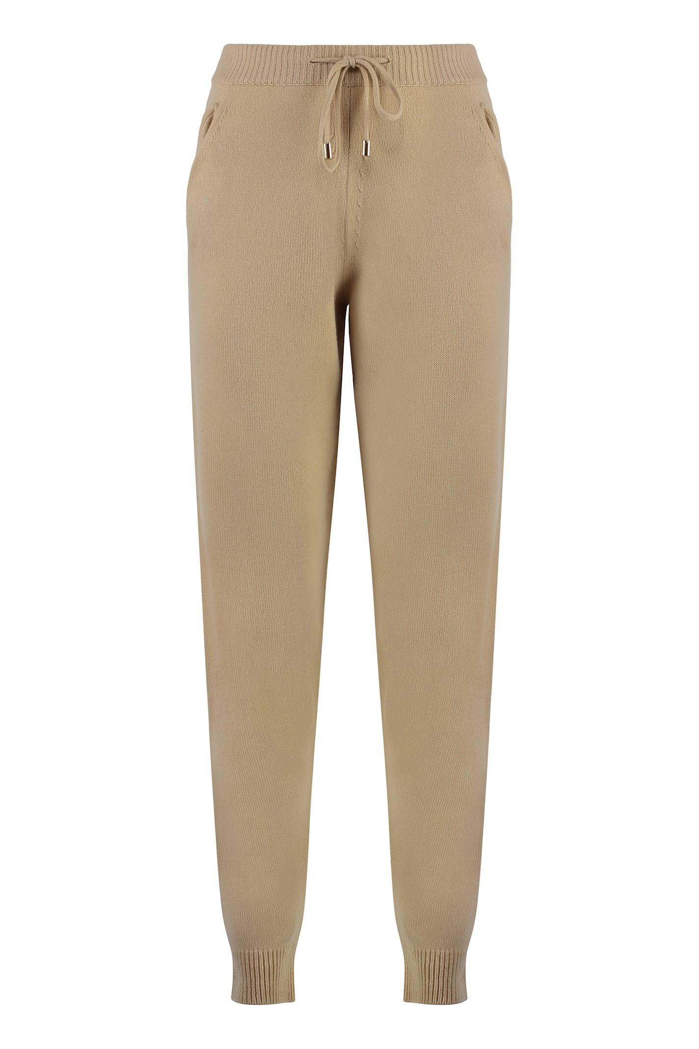 malo knitted cashmere track-pants