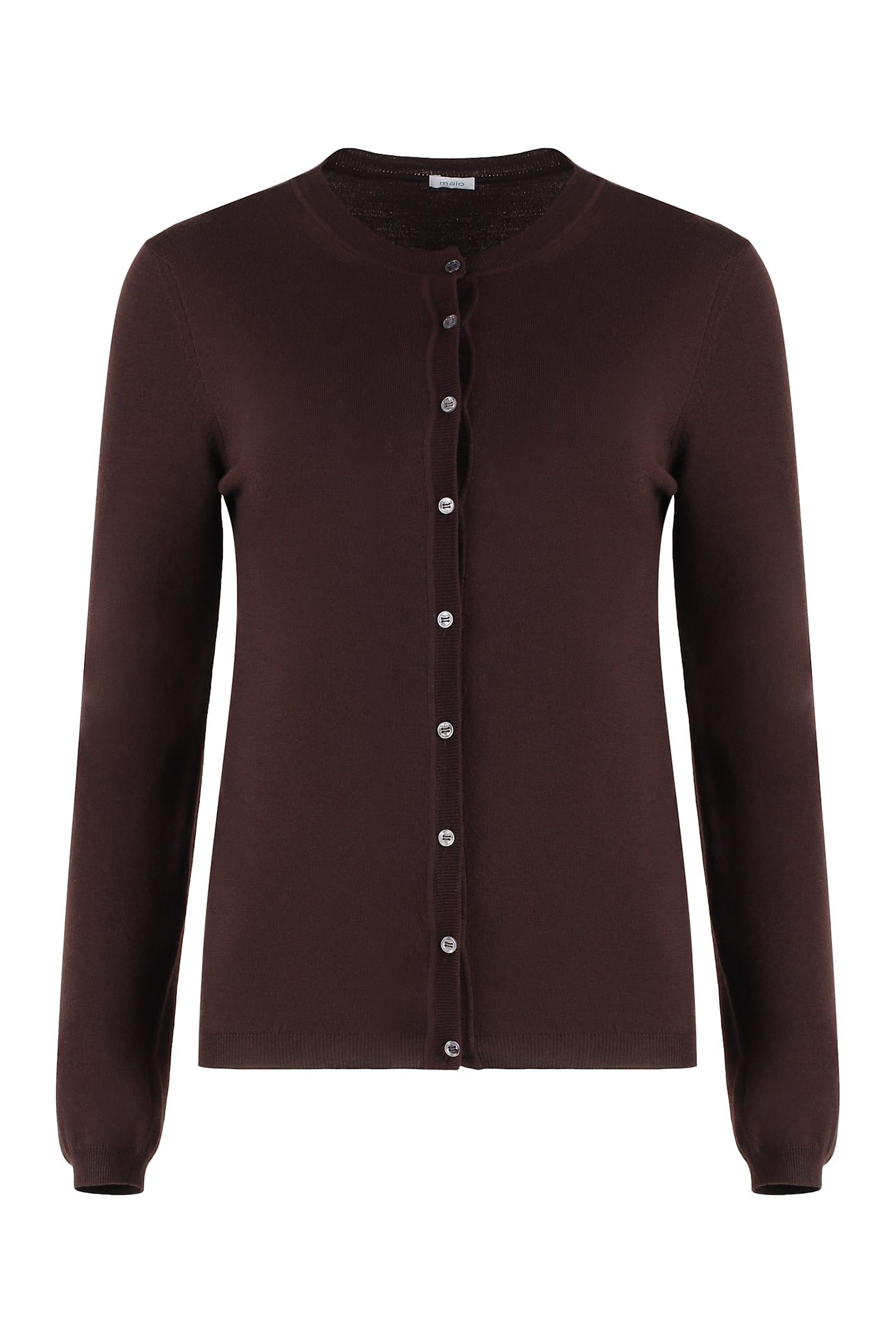 malo rebecca virgin wool cardigan