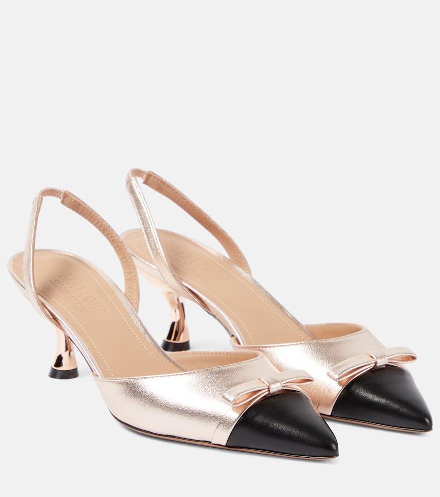 malone souliers bernadette leather slingback pumps