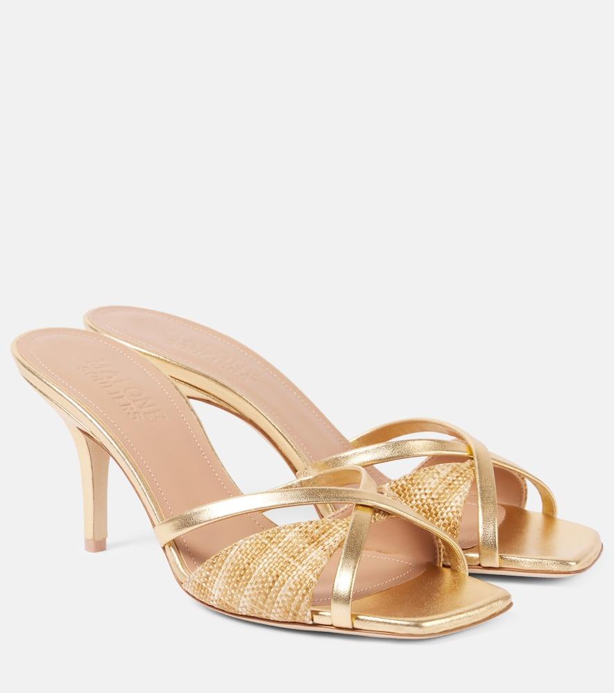 malone souliers penn 70 raffia leather