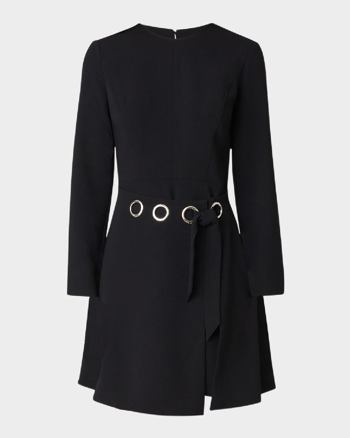 malvo grommet mini dress