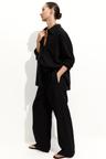 mama before & after linen-blend pants