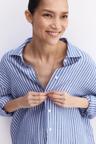 mama before & after linen-blend shirt