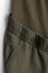 mama linen-blend pants