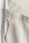 mama linen-blend pants