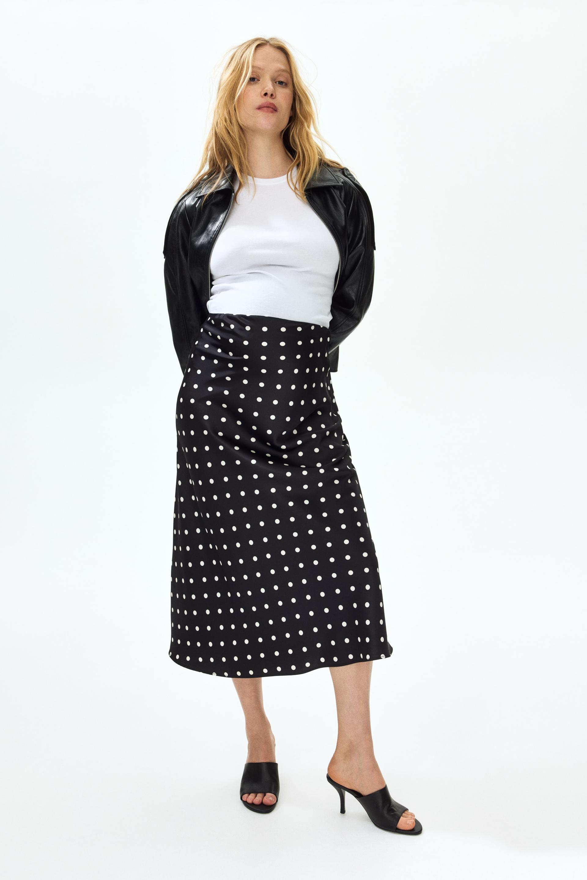 mama satin slip skirt