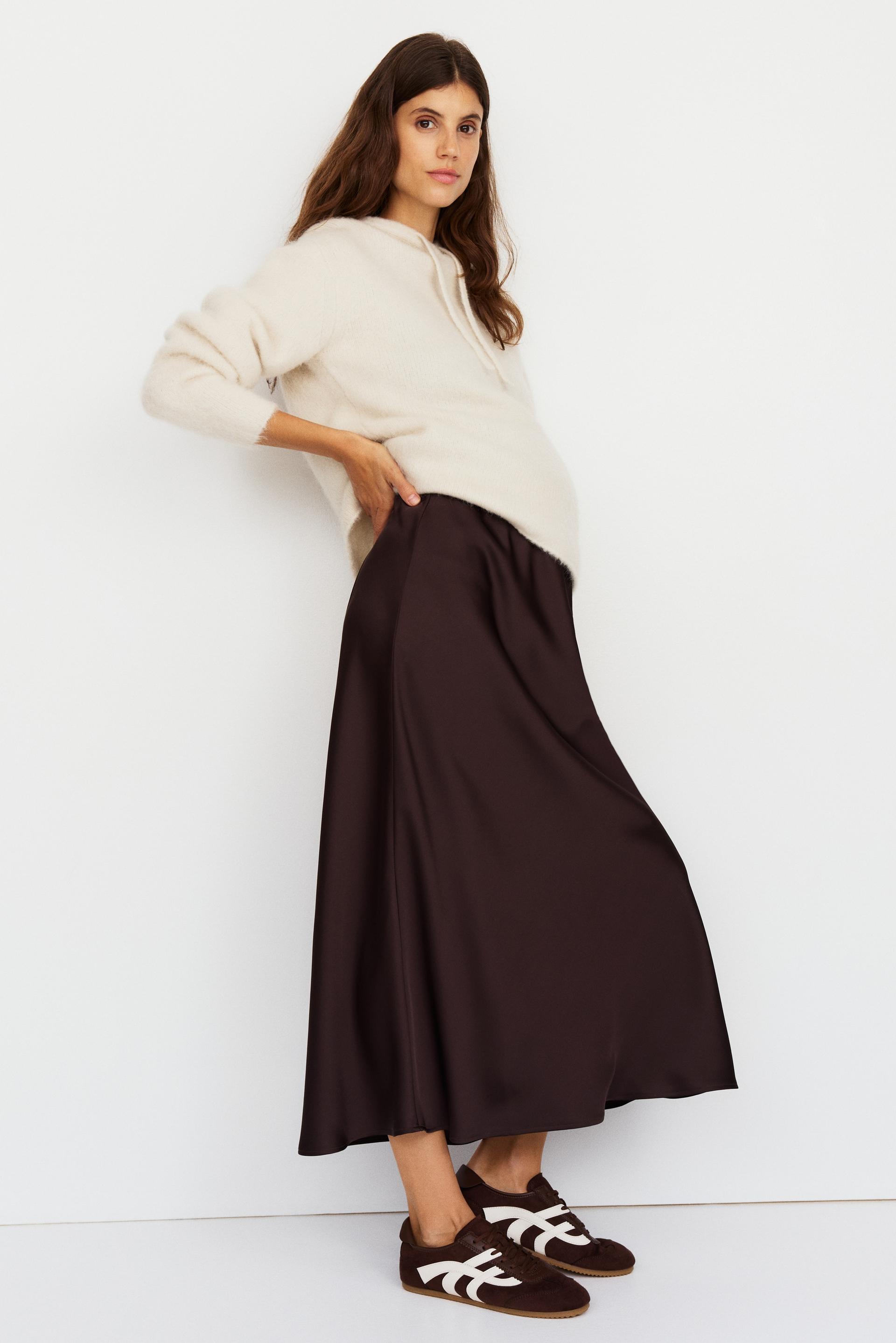 mama satin slip skirt