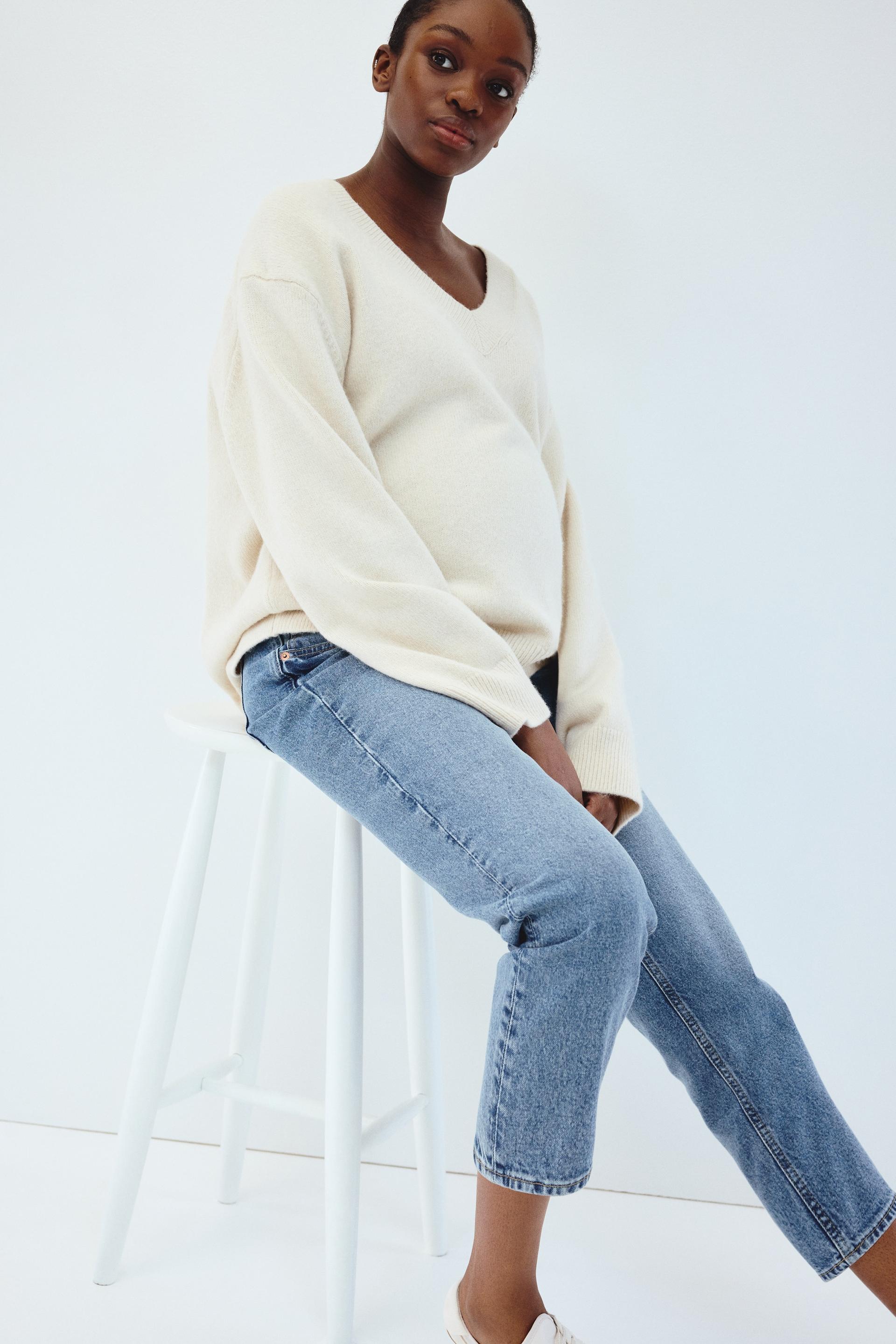 mama slim mom ankle jeans