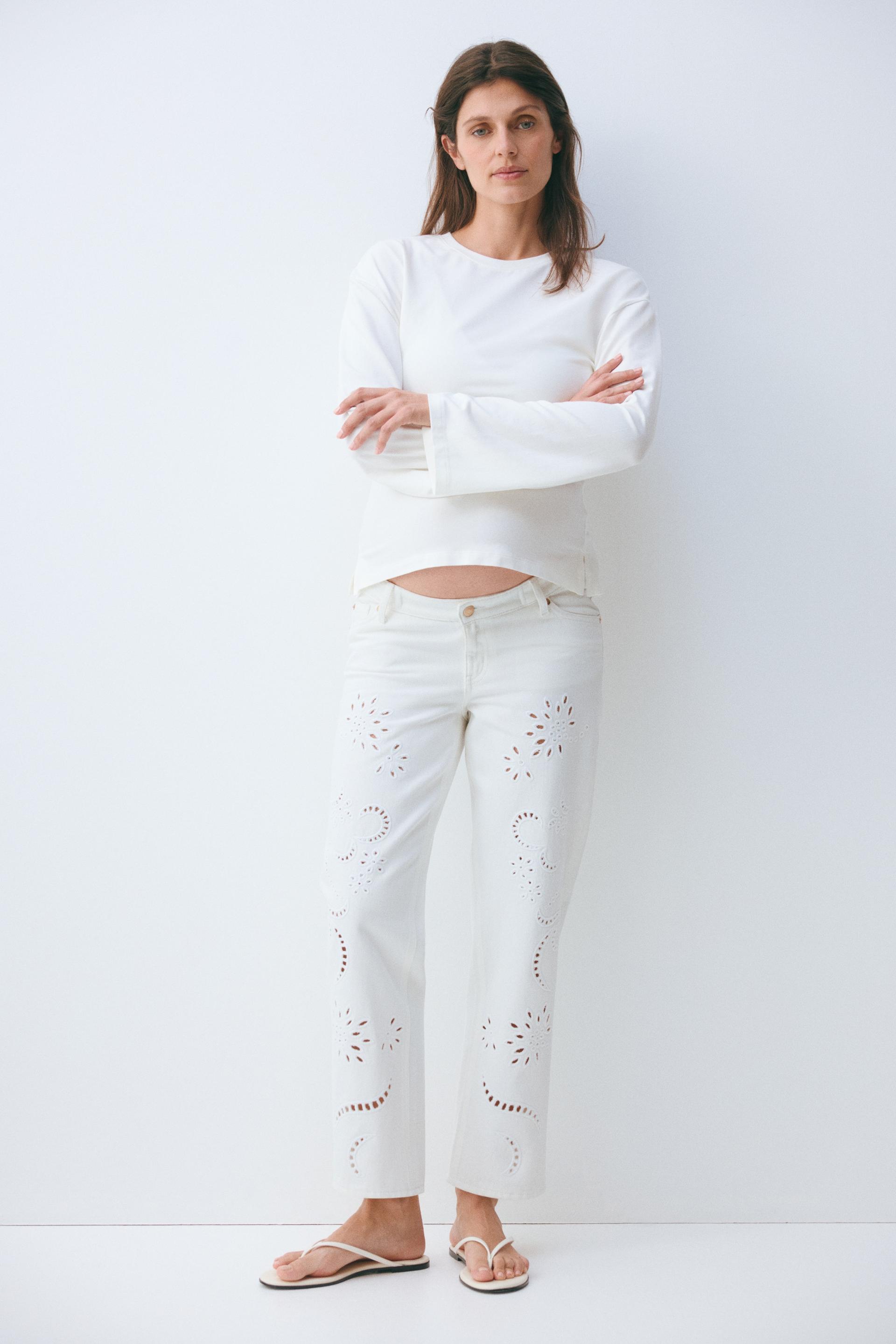 mama straight ankle jeans