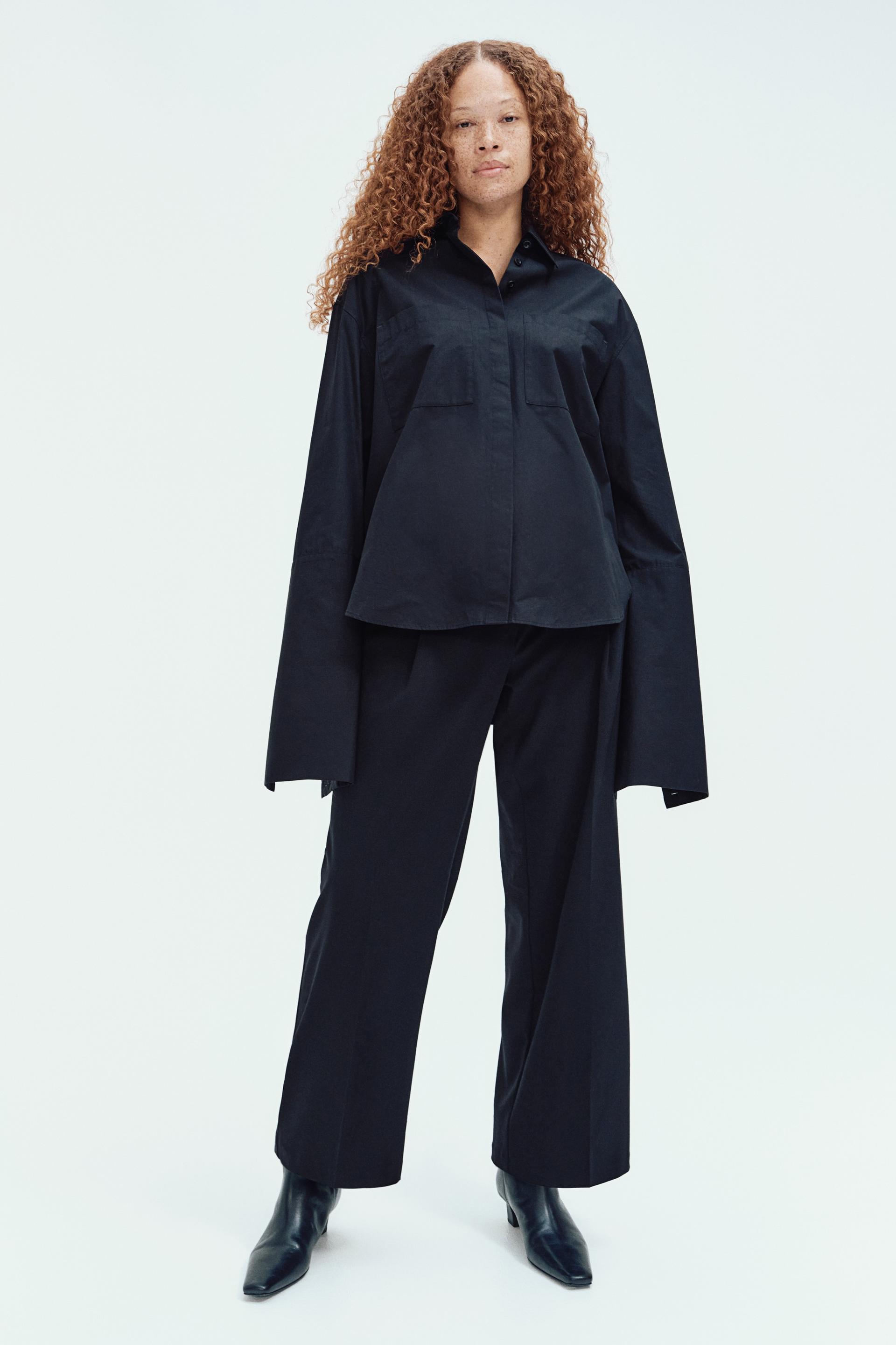 mama wide-leg dress pants