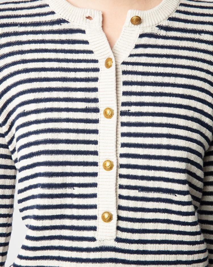 mandala striped sweater