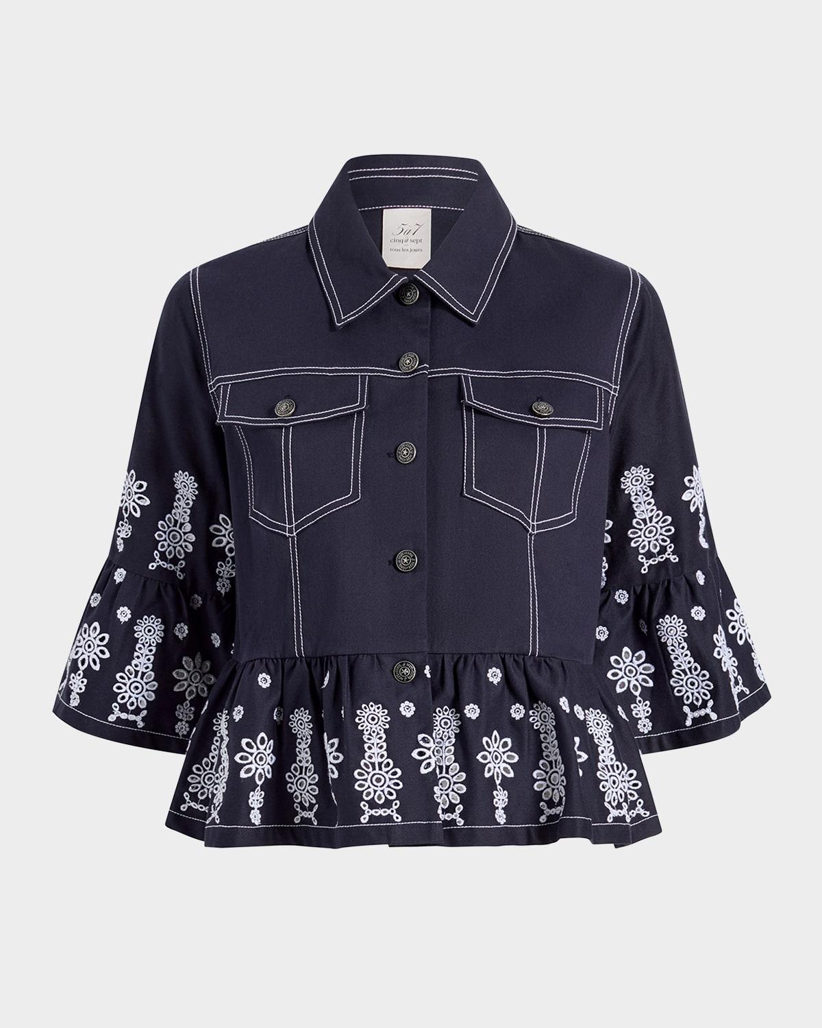 mandie eyelet jacket