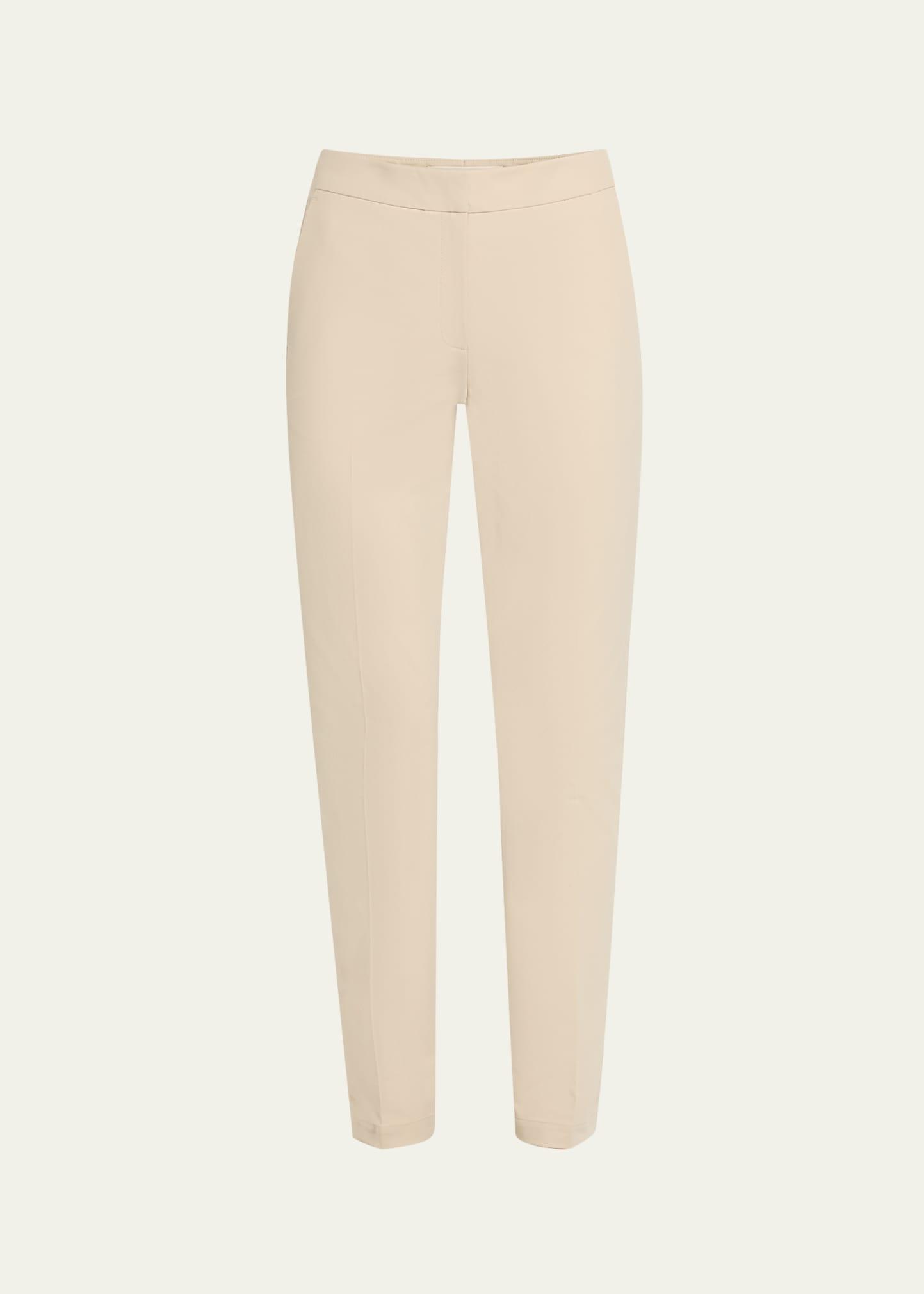 manhattan cropped stretch twill skinny pants