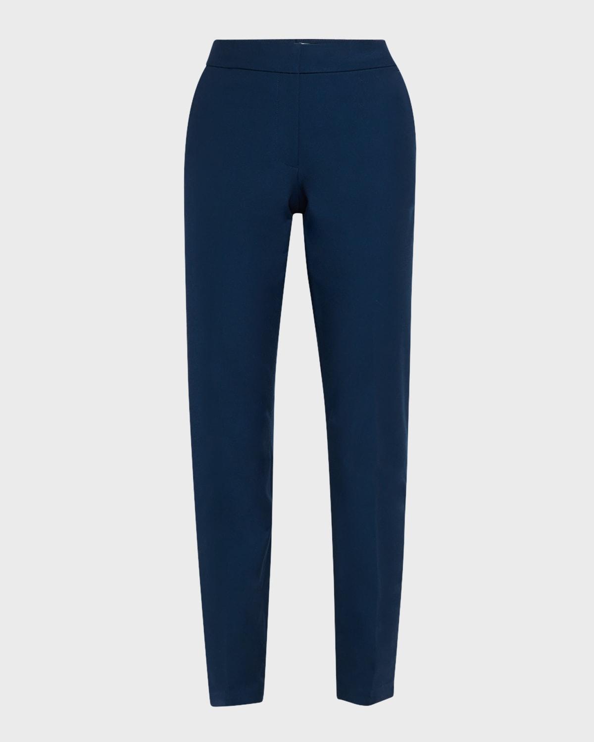manhattan cropped stretch twill skinny pants