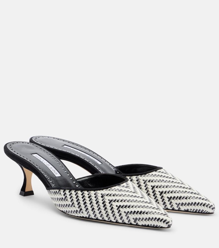 manolo blahnik bb woven pumps