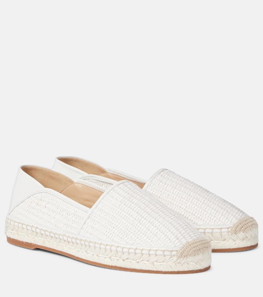 manolo blahnik espadra raffia espadrilles