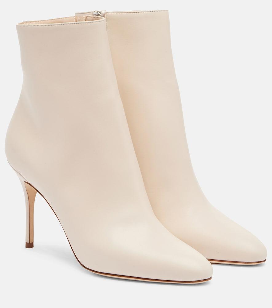 manolo blahnik insopo leather ankle boots