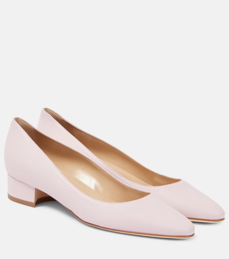 manolo blahnik lista 30 leather pumps