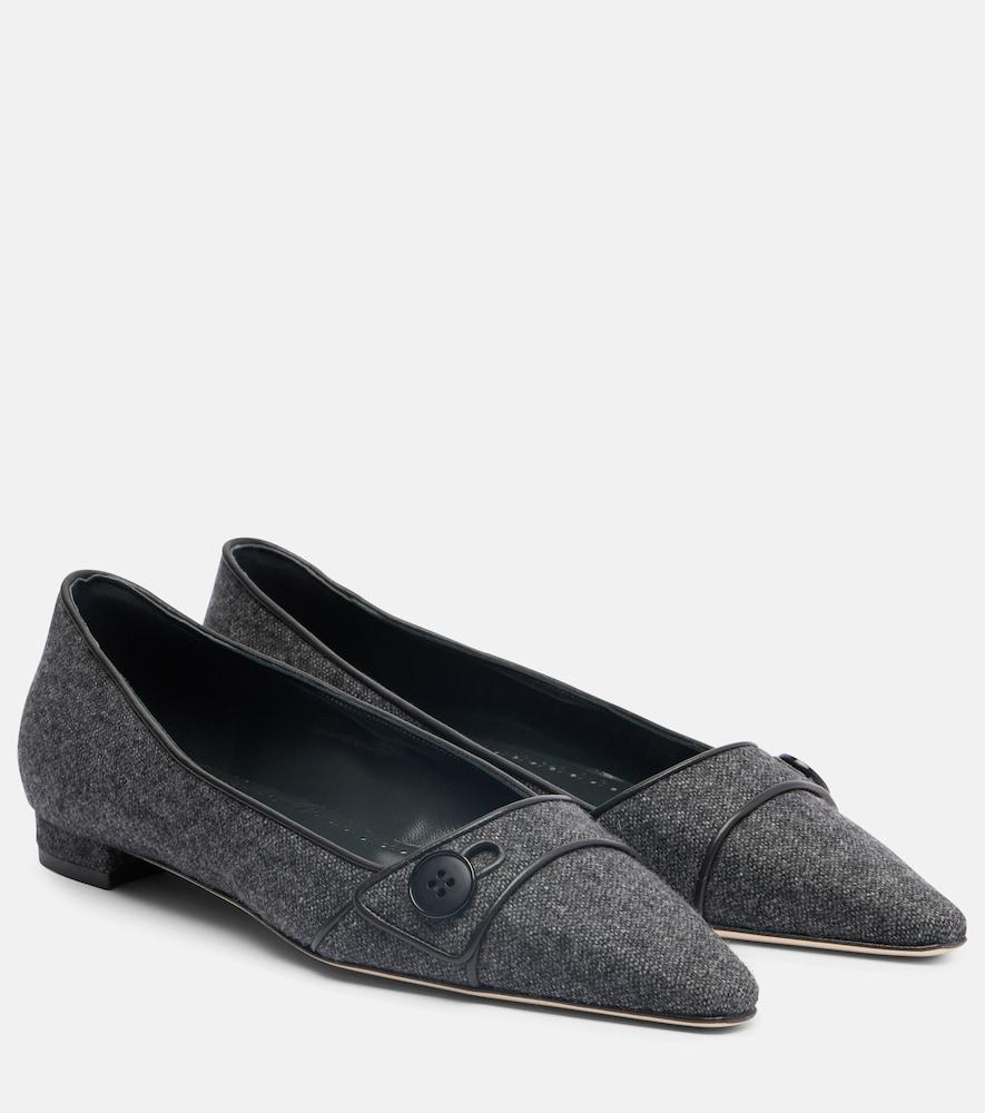 manolo blahnik lulamae ballet flats