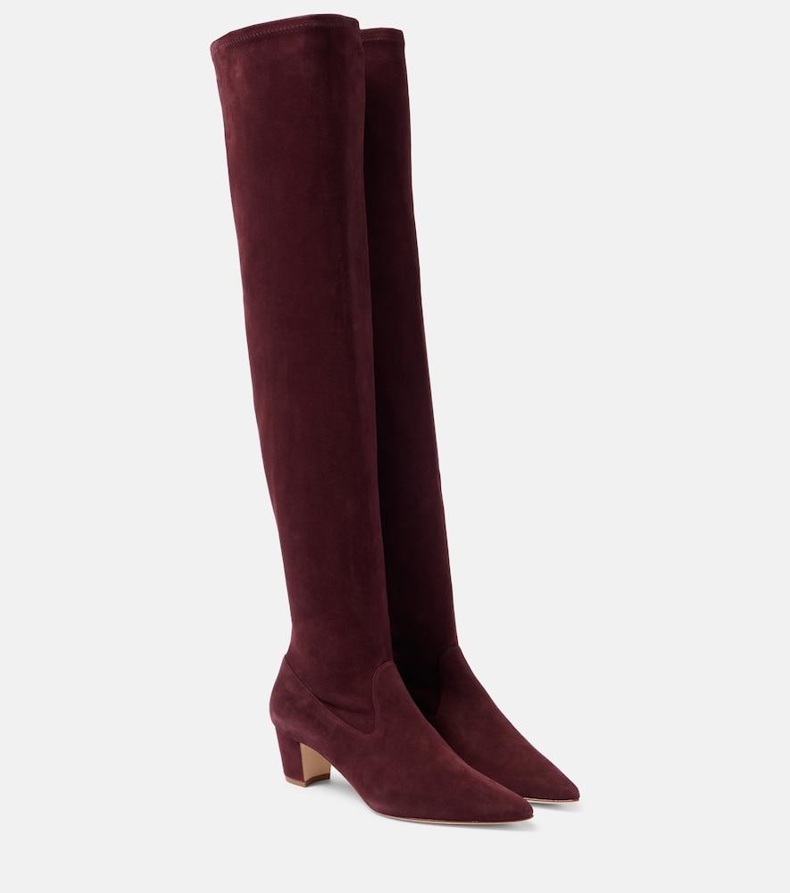 manolo blahnik lupasca suede over