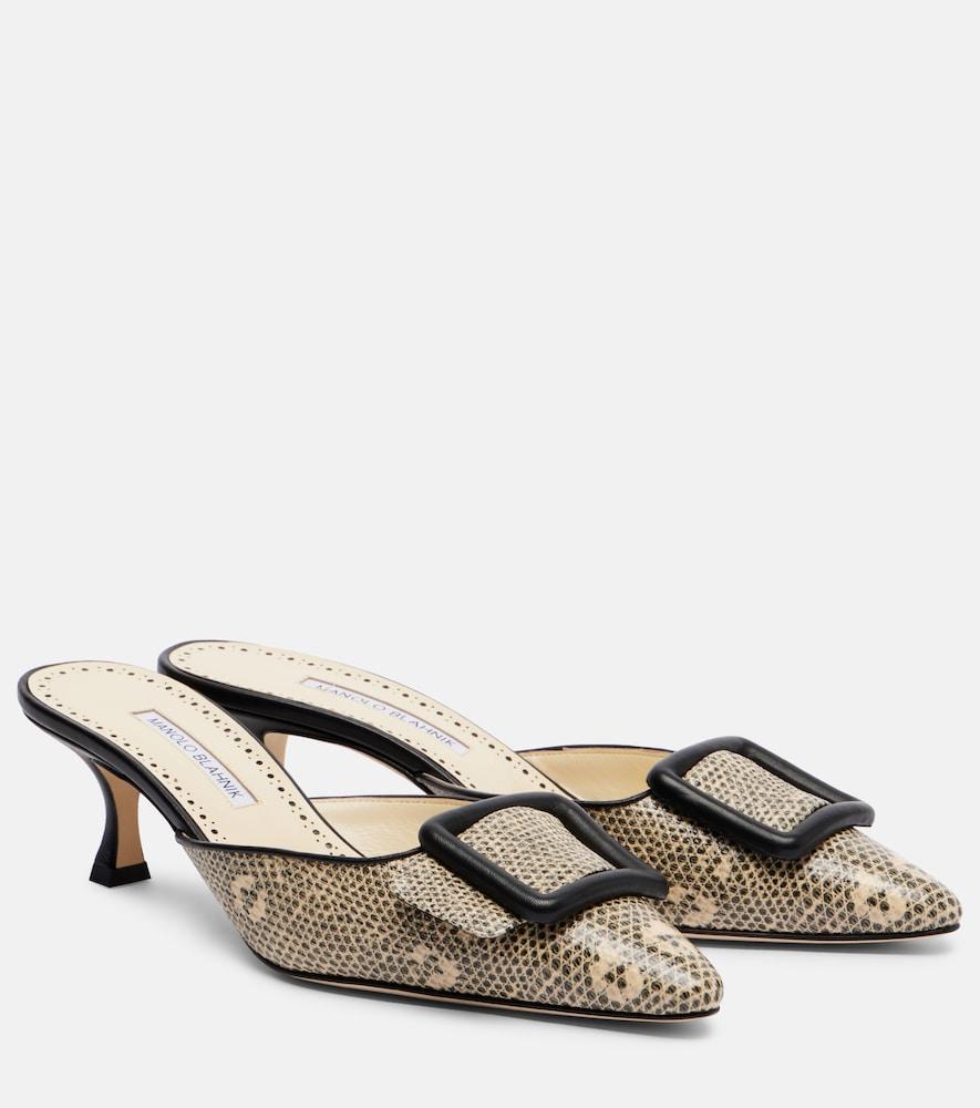 manolo blahnik maysale 50 snake