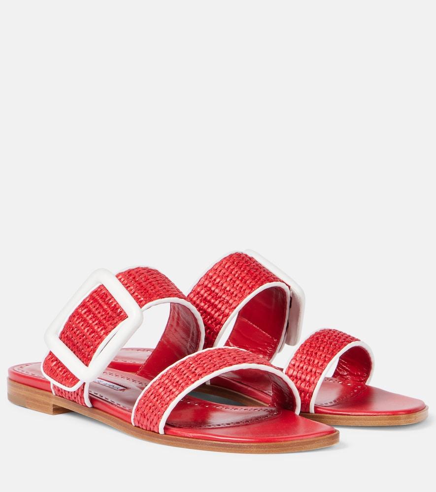 manolo blahnik tituba leather