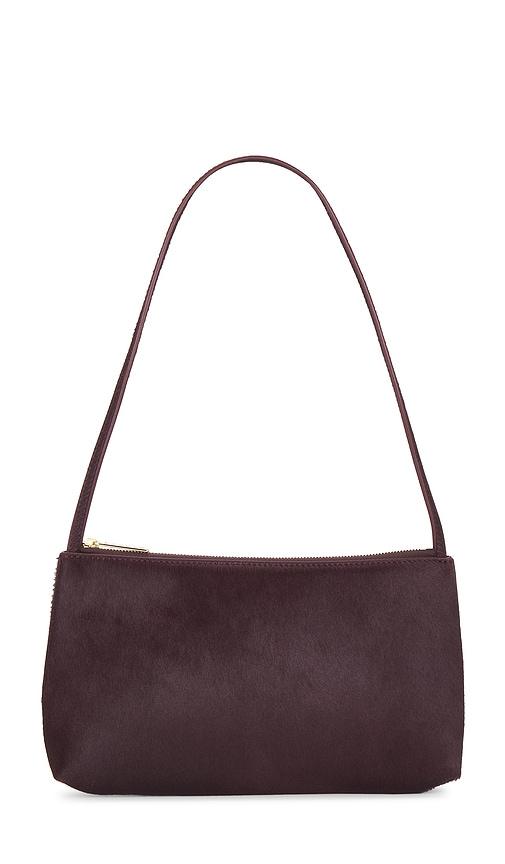 mansur gavriel gaia shoulder bag in burgundy.