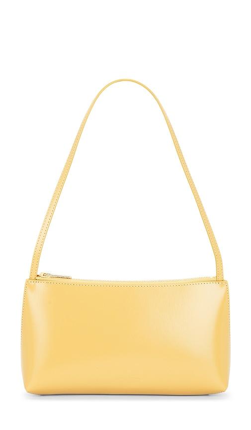 mansur gavriel gaia shoulder bag in yellow.