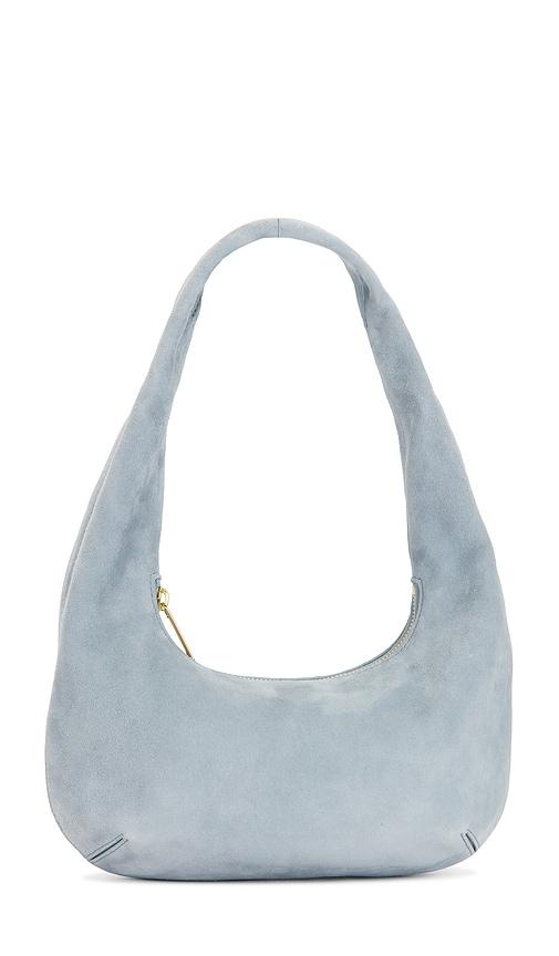 mansur gavriel gnocchi shoulder bag in baby blue.