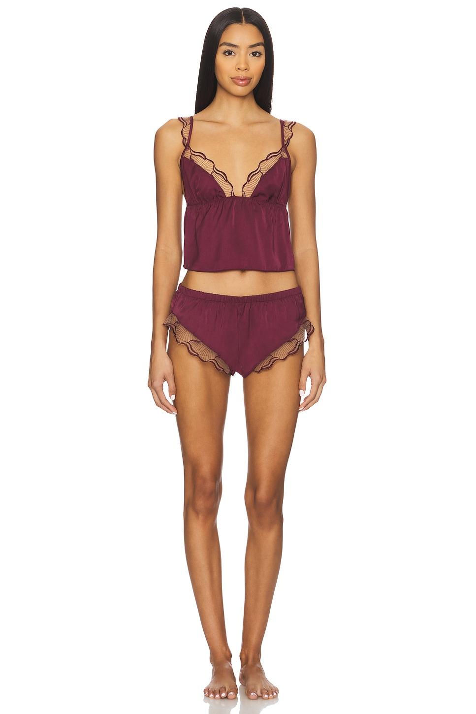 marabel luxury satin cami and short set