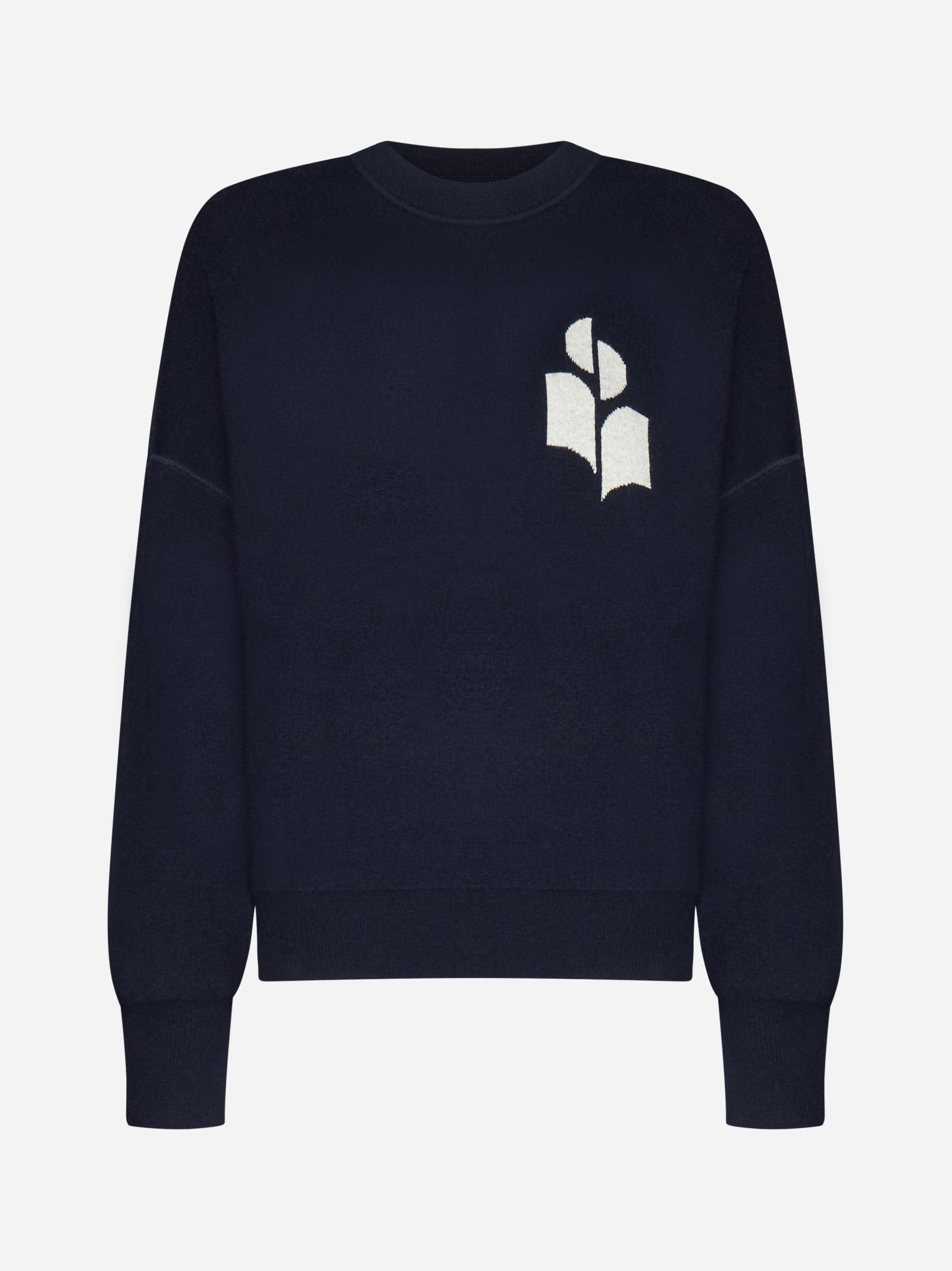 marant étoile atlee cotton and wool blend sweater