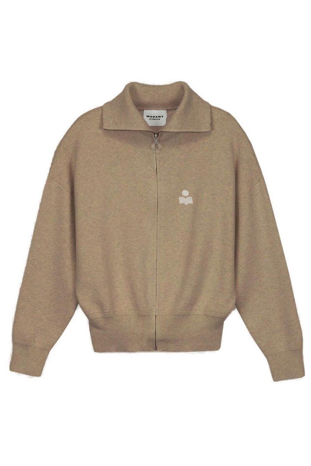 marant étoile axelle zip-up cardigan