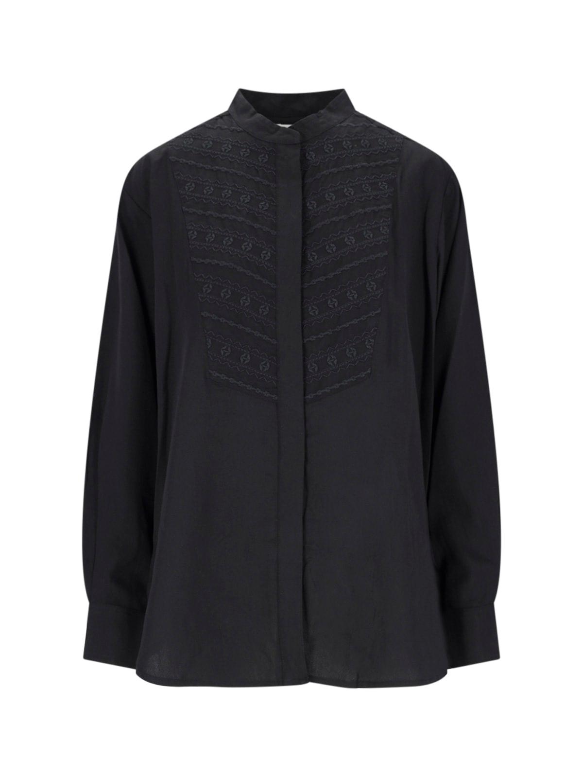 marant étoile britten embroidered shirt