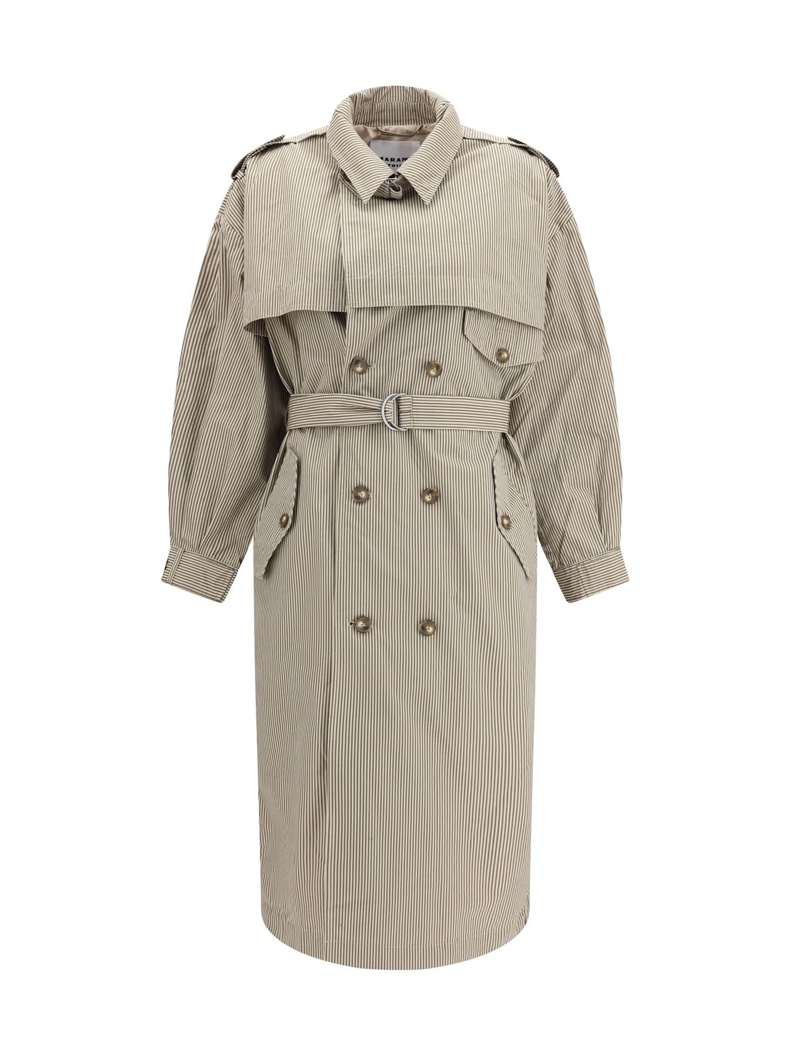 marant étoile chilma striped coat