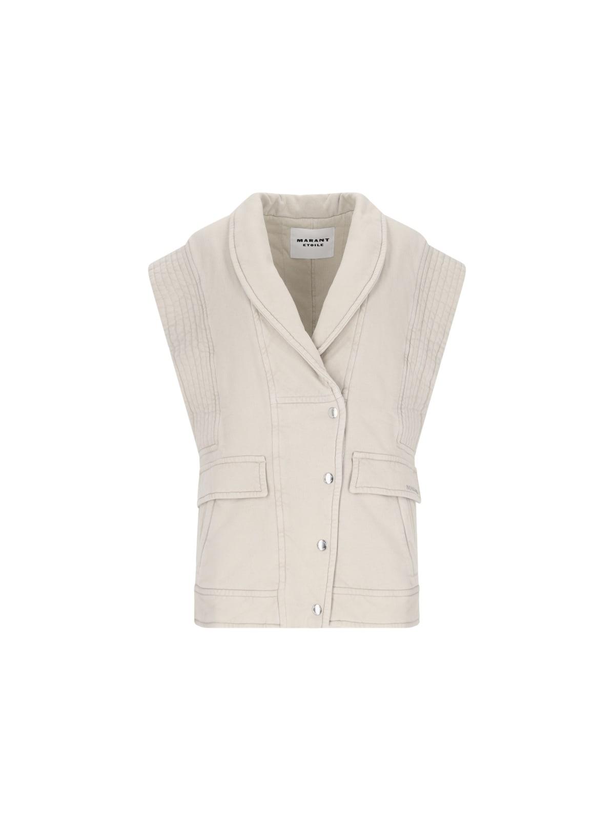 marant étoile denim vest