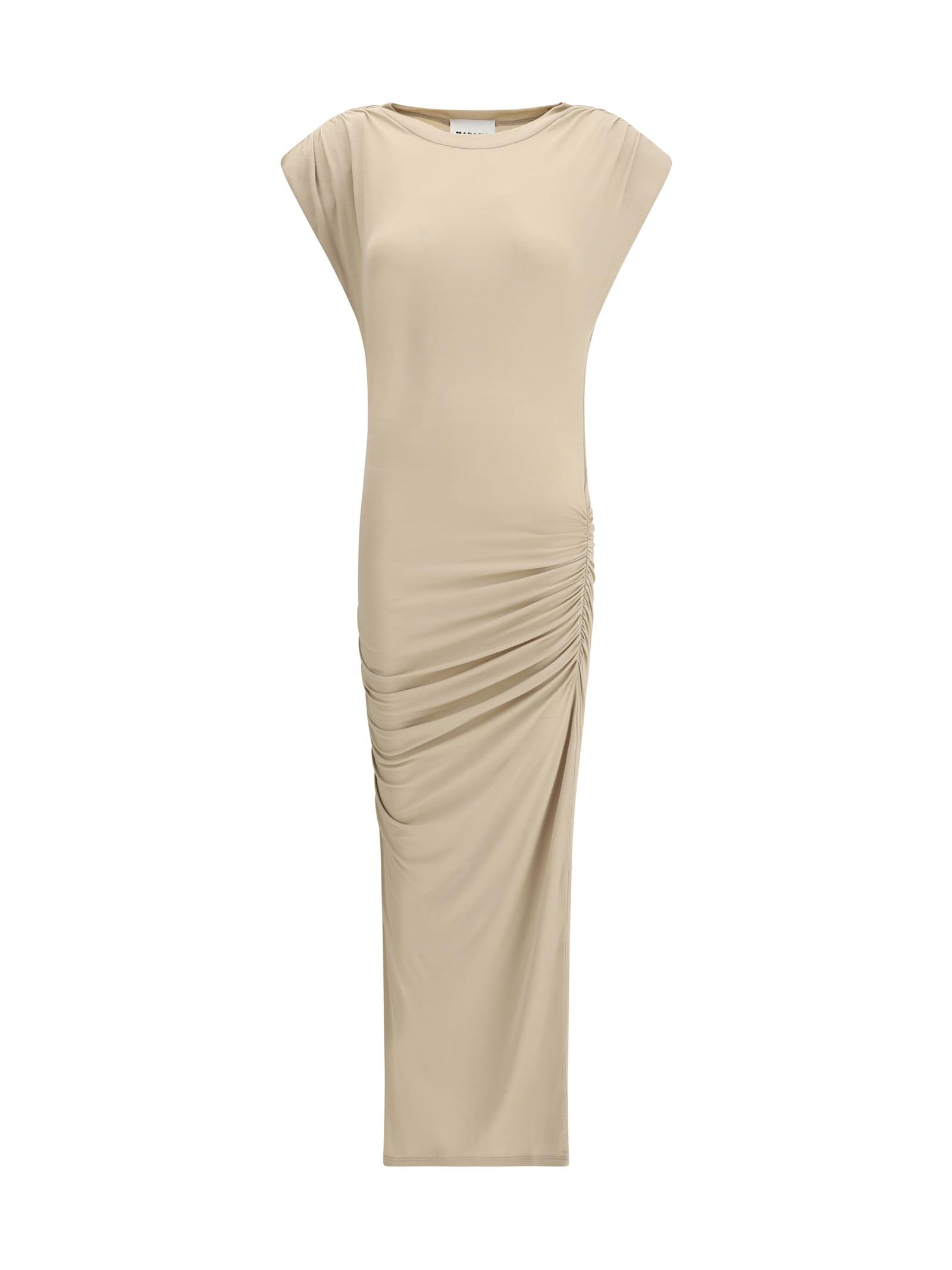 marant étoile draped midi dress