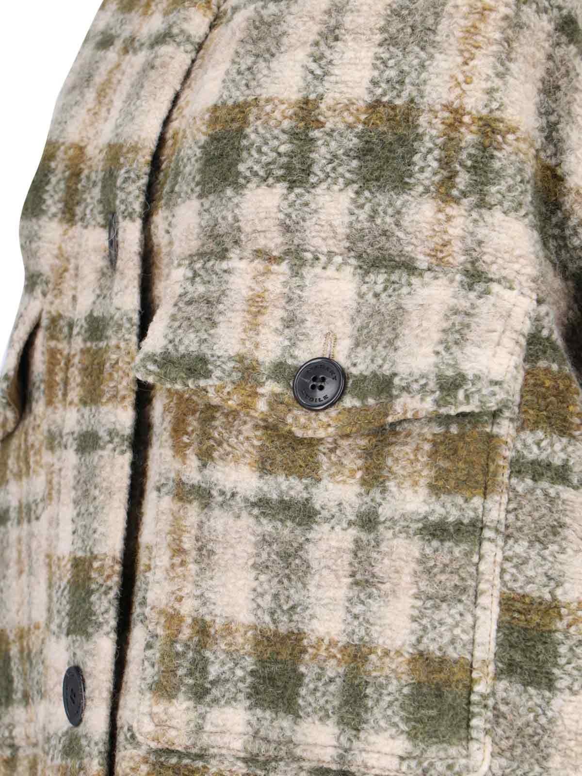 marant étoile fontizi check midi coat