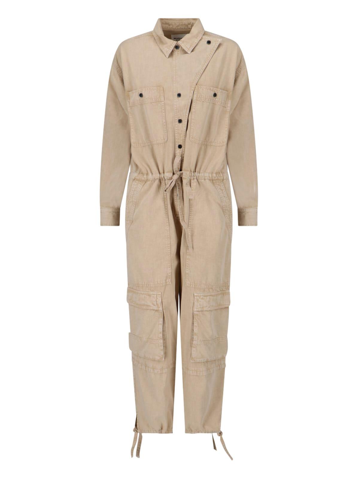 marant étoile idany drawstringed detailed jumpsuit