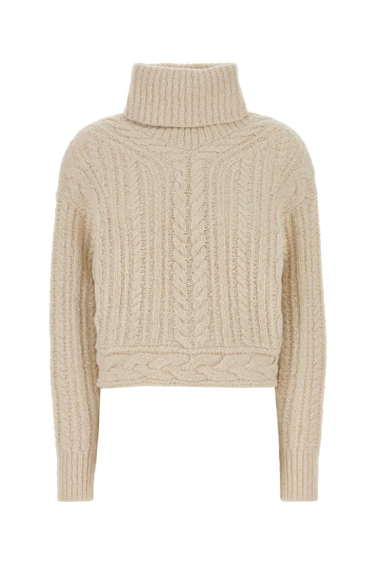 marant étoile ivory cotton blend brenda sweater