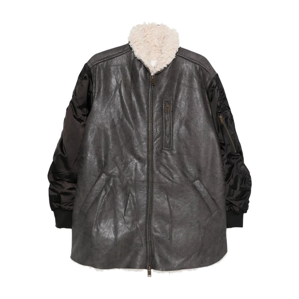 marant étoile leather outerwear